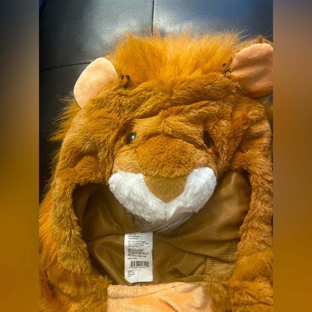 Toddler size 2T-3T Lion costume